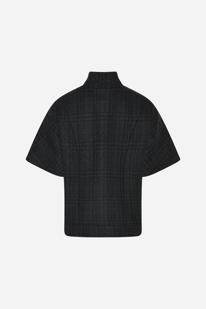 Bruuns Bazaar Women AzaleaBBCarly vest Overtøj Dark Check