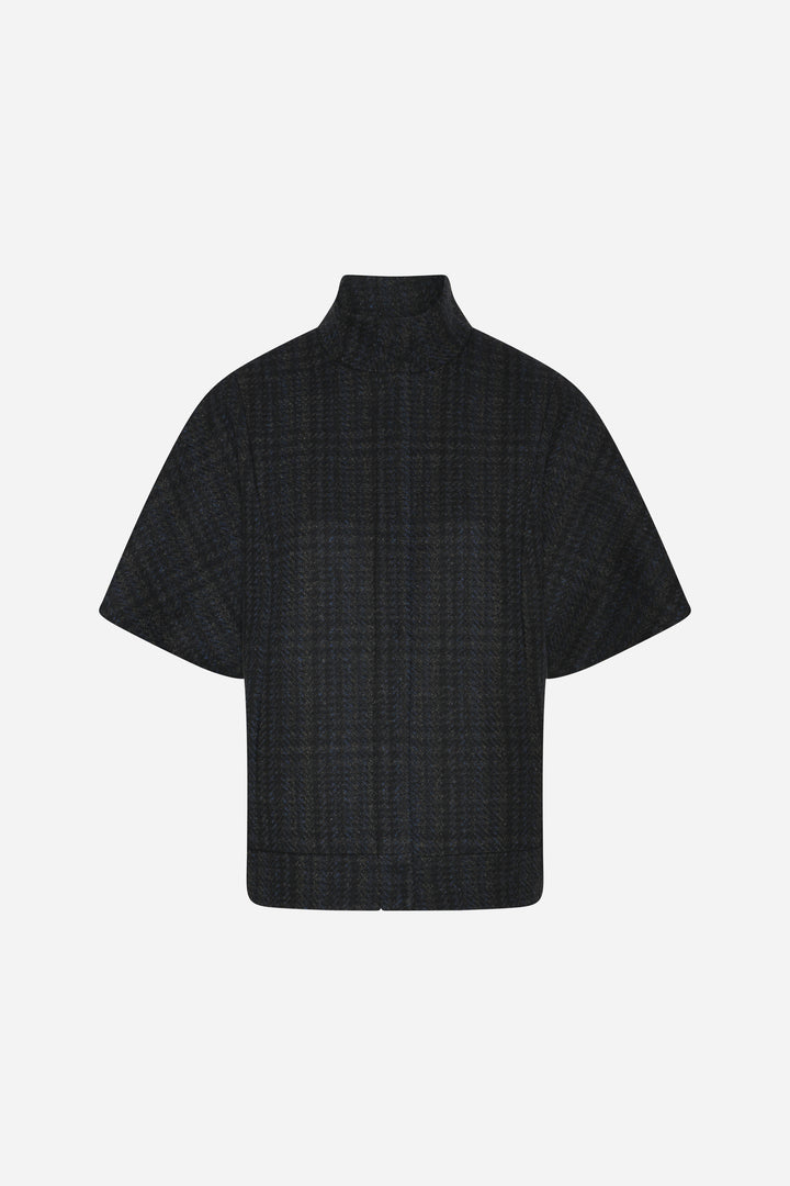Bruuns Bazaar Women AzaleaBBCarly vest Overtøj Dark Check