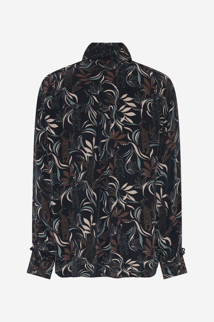 Bruuns Bazaar Women BarcellaBBAgata shirt Skjorter Black Tiger
