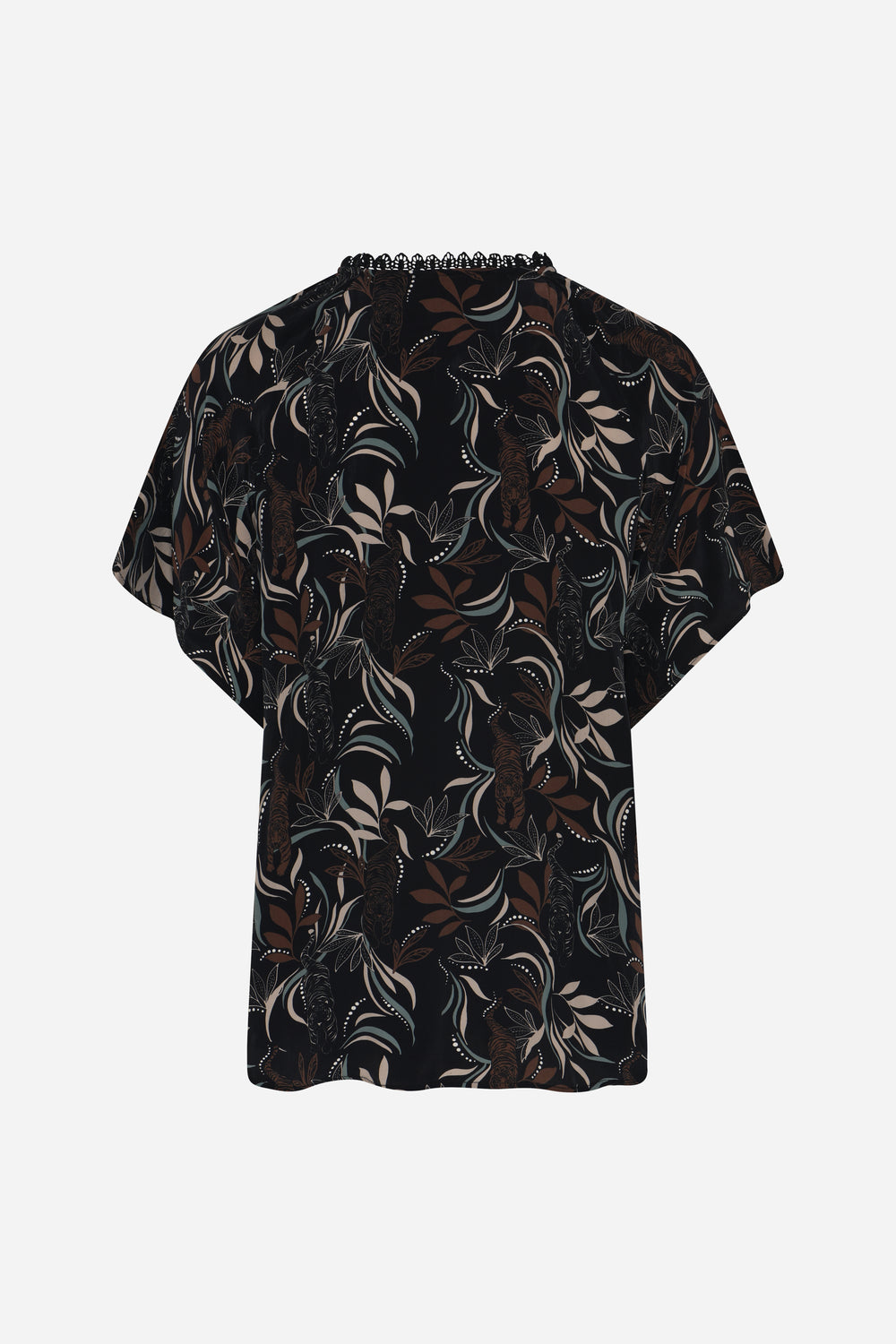 Bruuns Bazaar Women BarcellaBBKarly blouse Bluser Black Tiger