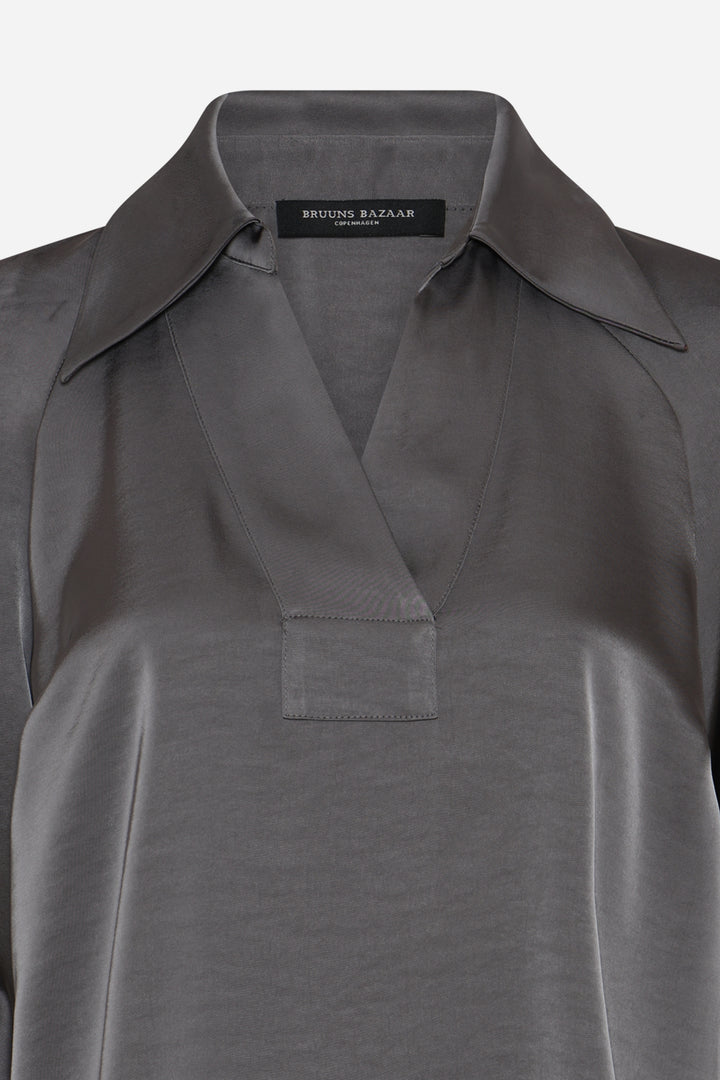 Bruuns Bazaar Women BeckiaBBKassindra bluse Bluser Steel Grey