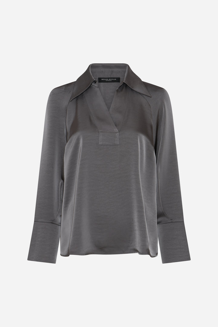 Bruuns Bazaar Women BeckiaBBKassindra bluse Bluser Steel Grey