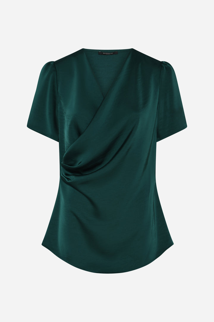 Bruuns Bazaar Women BeckiaBBNeemy bluse Bluser Dark green