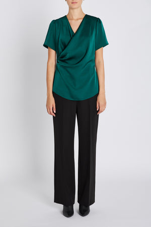 Bruuns Bazaar Women BeckiaBBNeemy bluse Bluser Dark green