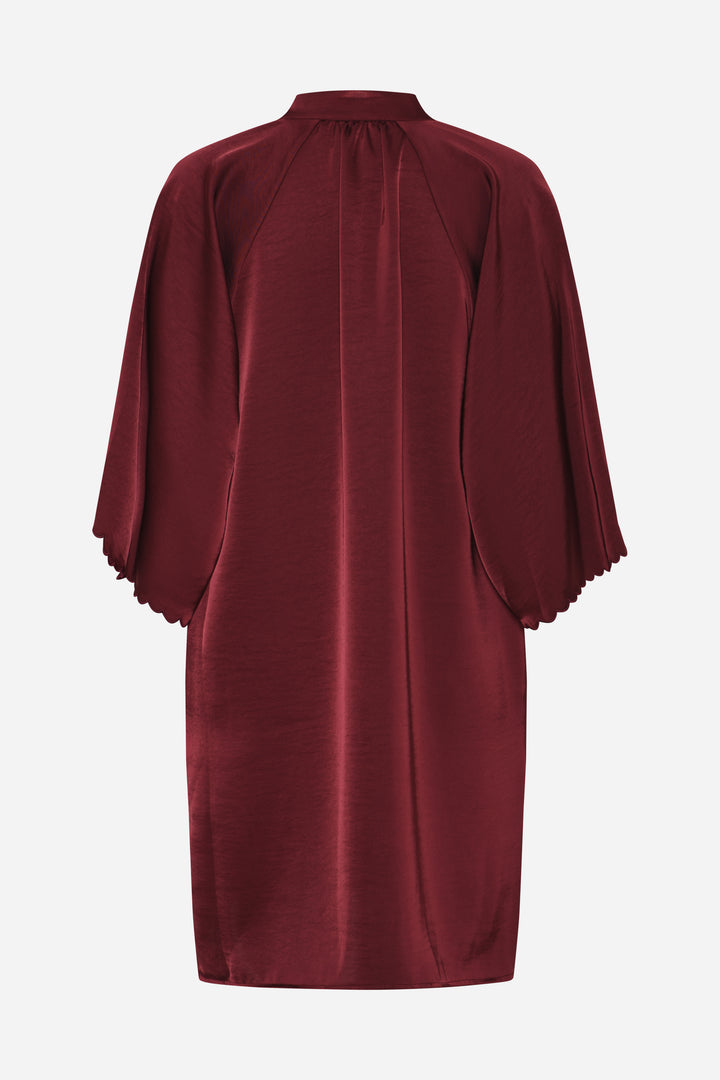 Bruuns Bazaar Women BeckiaBBWendisa kjole Kjoler Burgundy