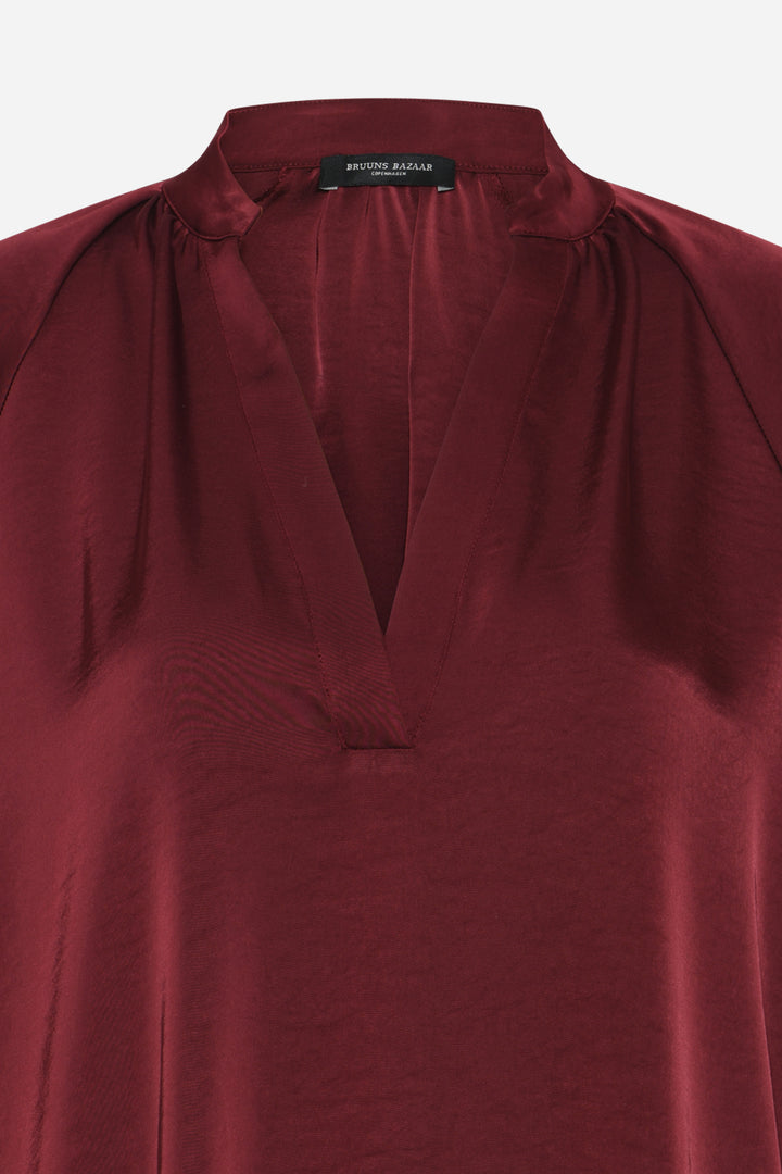 Bruuns Bazaar Women BeckiaBBWendisa kjole Kjoler Burgundy