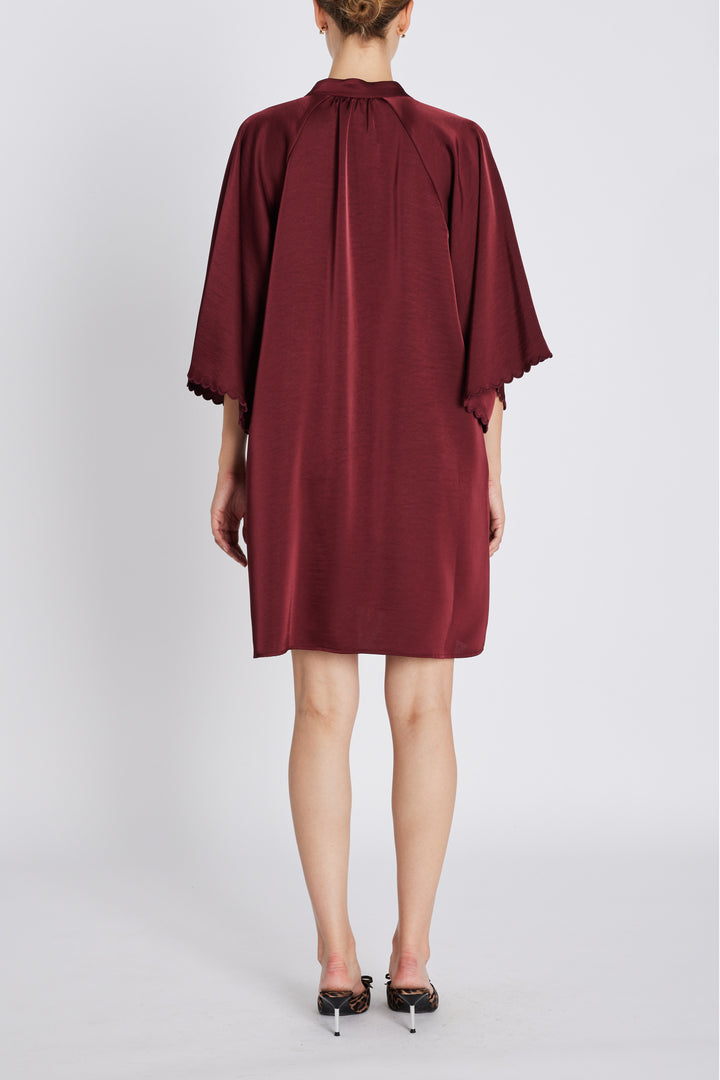 Bruuns Bazaar Women BeckiaBBWendisa kjole Kjoler Burgundy