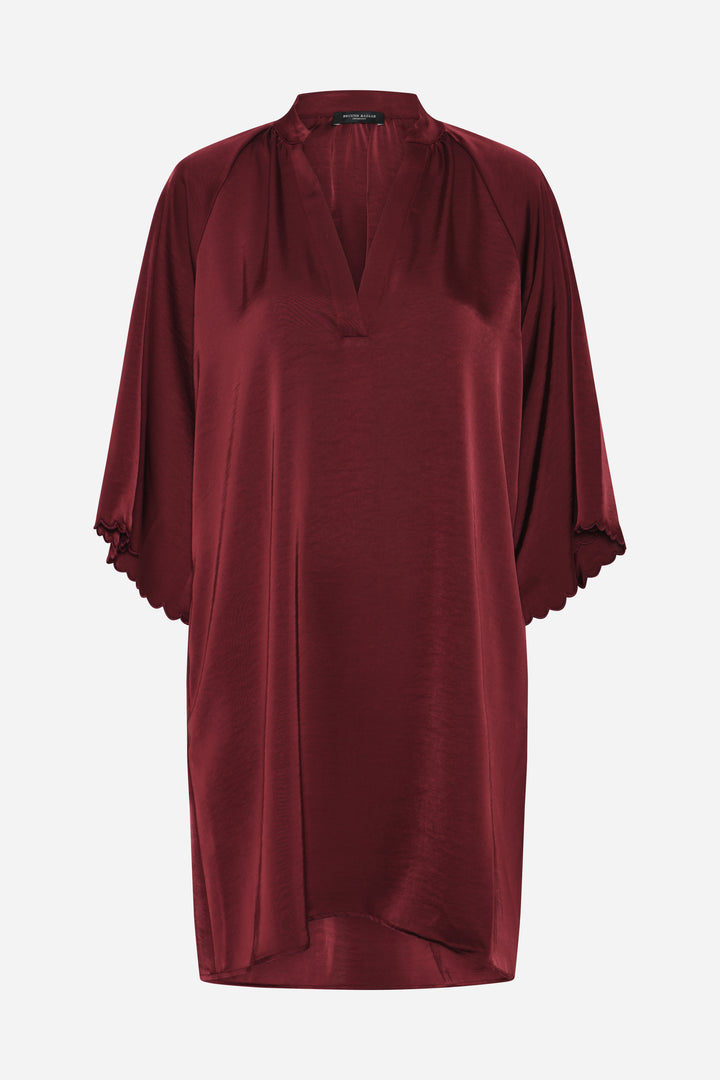 Bruuns Bazaar Women BeckiaBBWendisa kjole Kjoler Burgundy