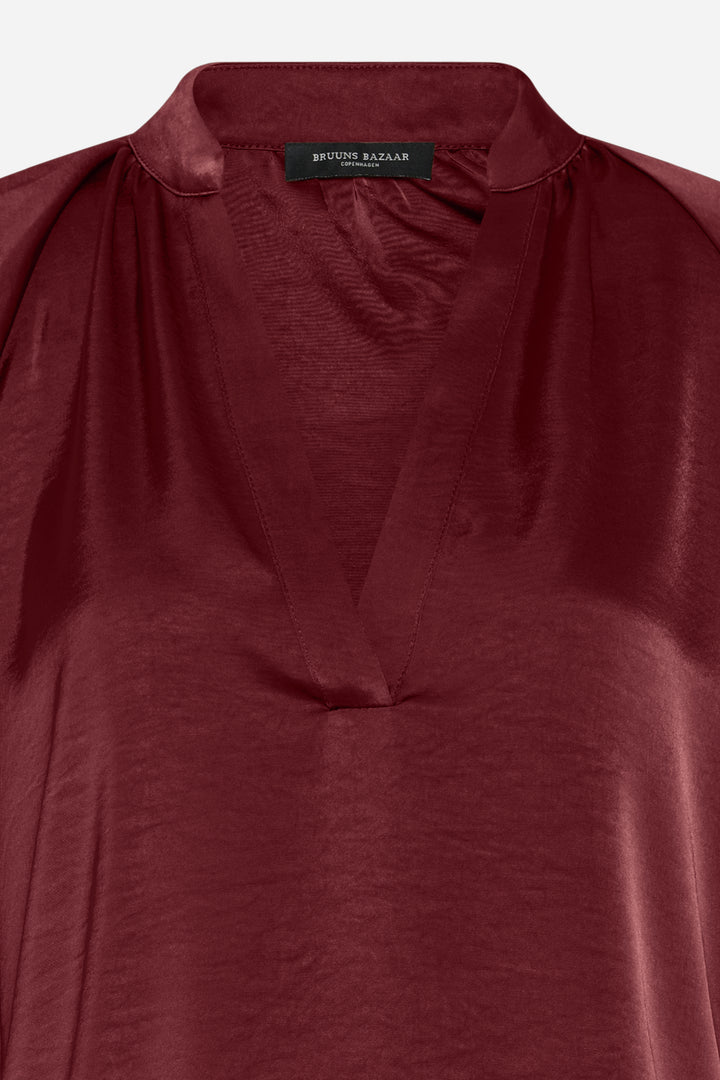 Bruuns Bazaar Women BeckiaBBWinny bluse Bluser Burgundy