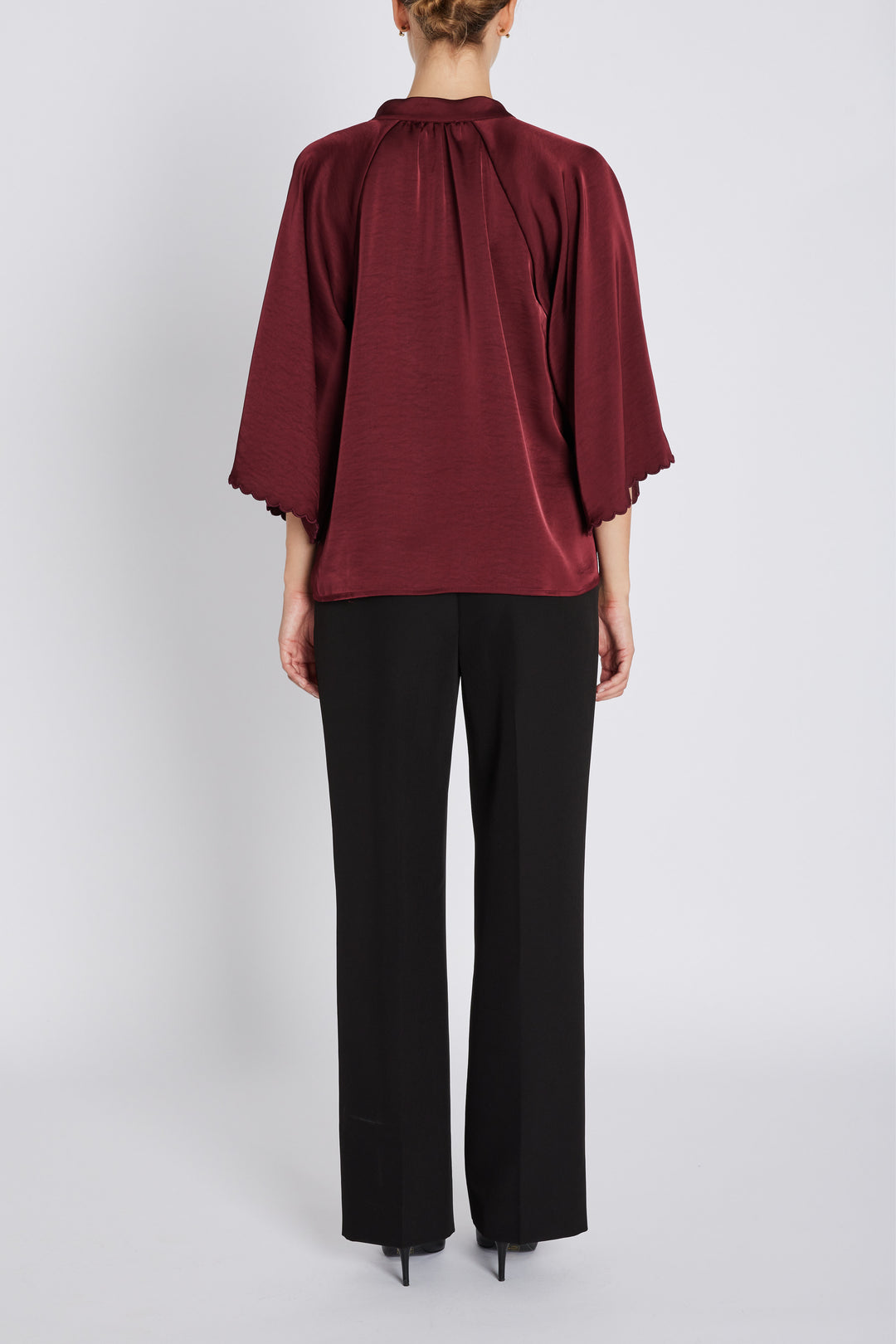 Bruuns Bazaar Women BeckiaBBWinny bluse Bluser Burgundy