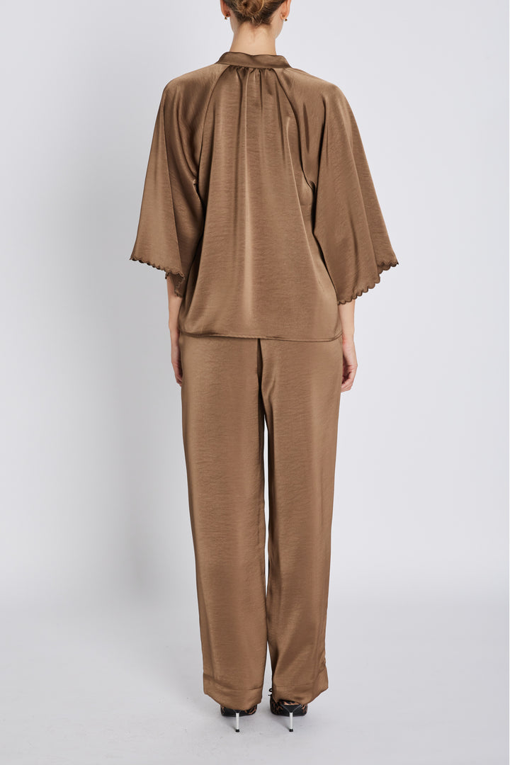 Bruuns Bazaar Women BeckiaBBWinny bluse Bluser Morel