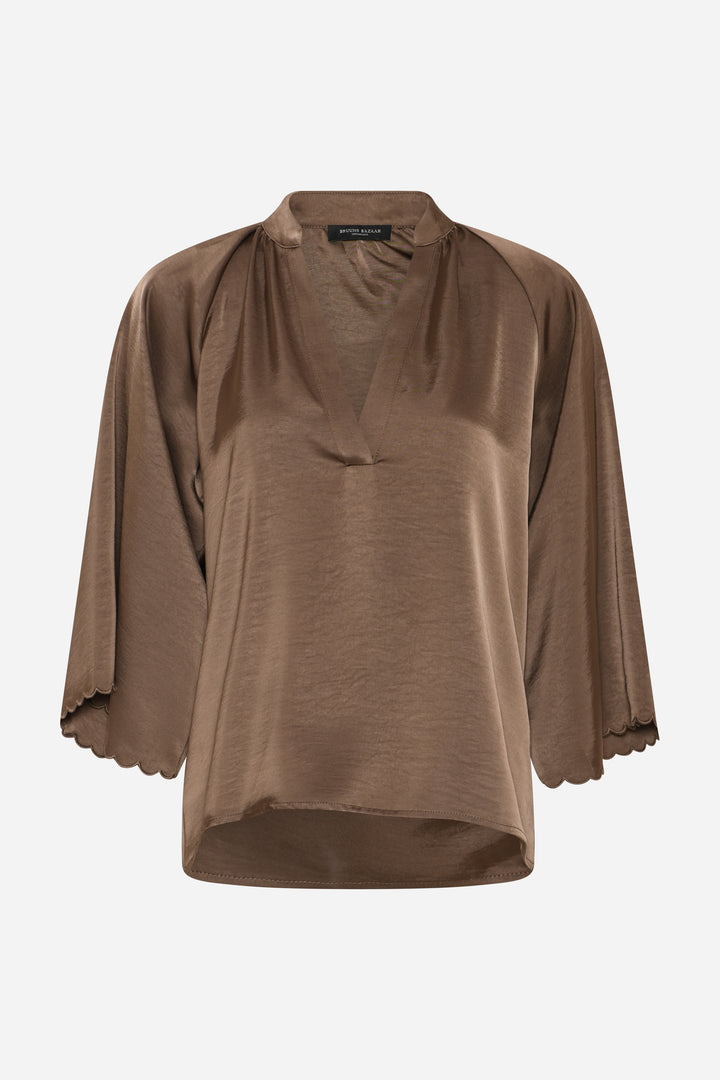 Bruuns Bazaar Women BeckiaBBWinny bluse Bluser Morel