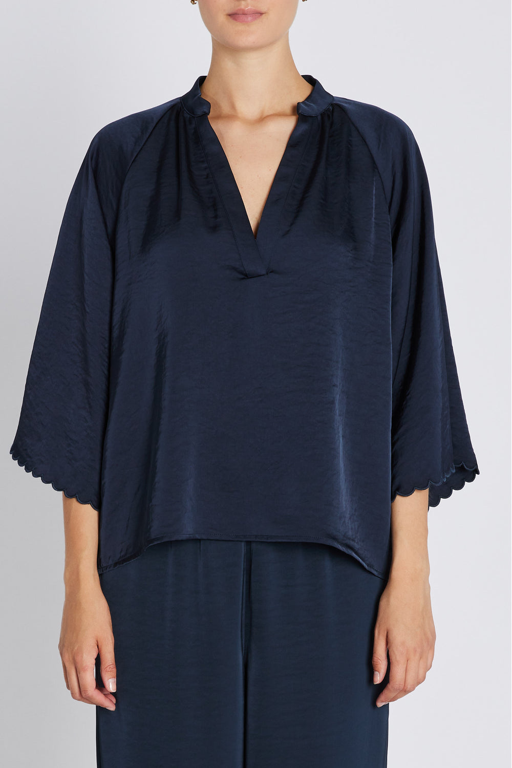 Bruuns Bazaar Women BeckiaBBWinny bluse Bluser Sky Captain