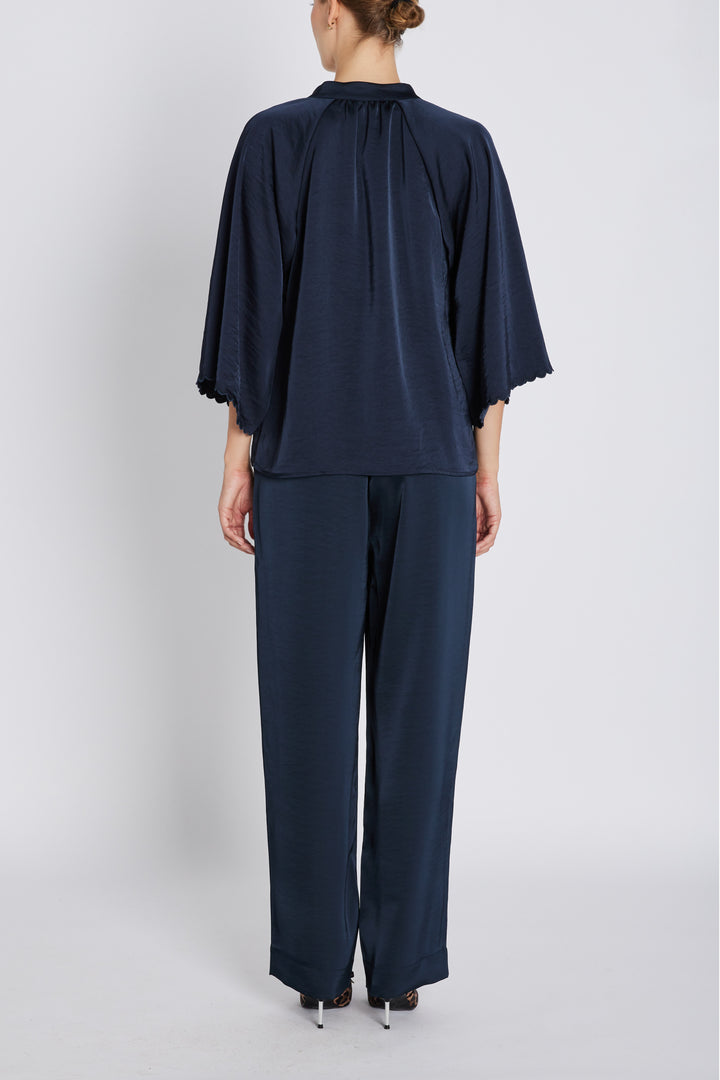 Bruuns Bazaar Women BeckiaBBWinny bluse Bluser Sky Captain