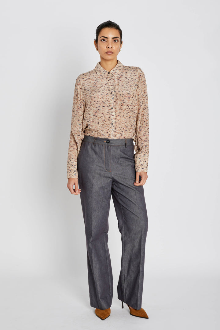 Bruuns Bazaar Women BellisBBEleze bukser Bukser Blue Denim