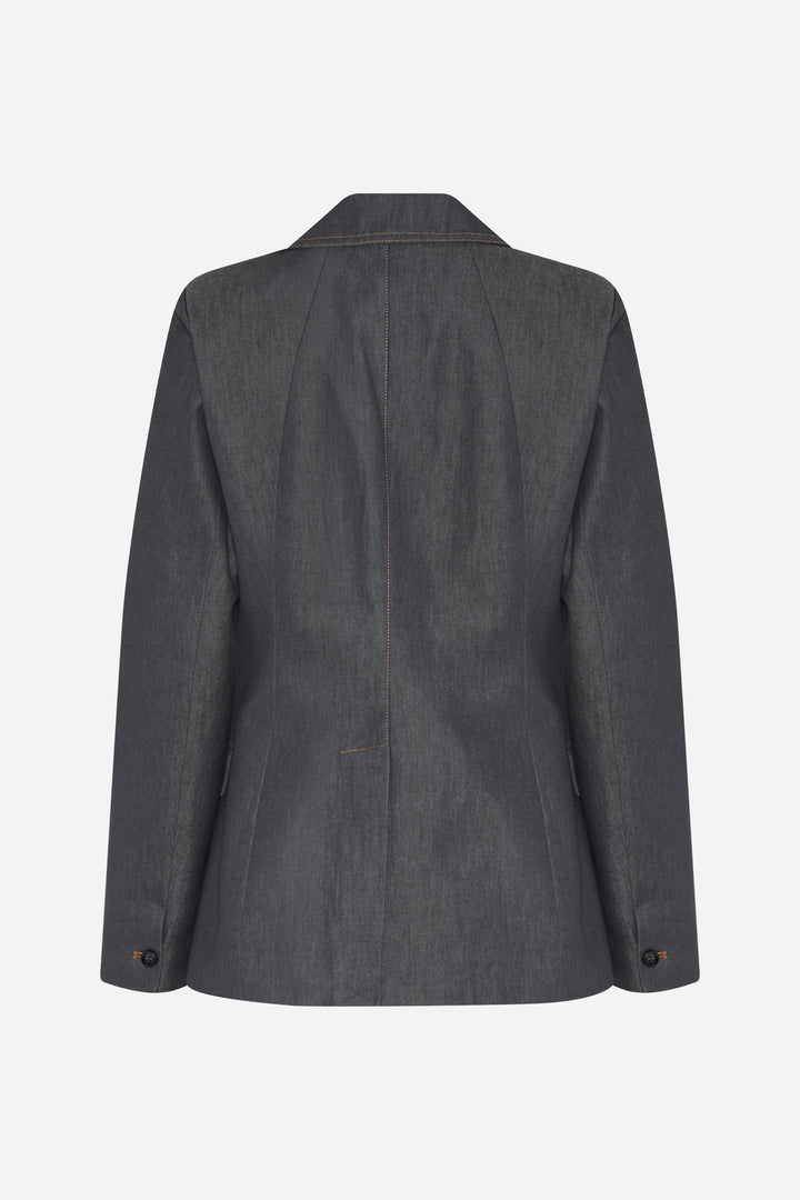 Bruuns Bazaar Women BellisBBTiff blazer Blazere Blue Denim