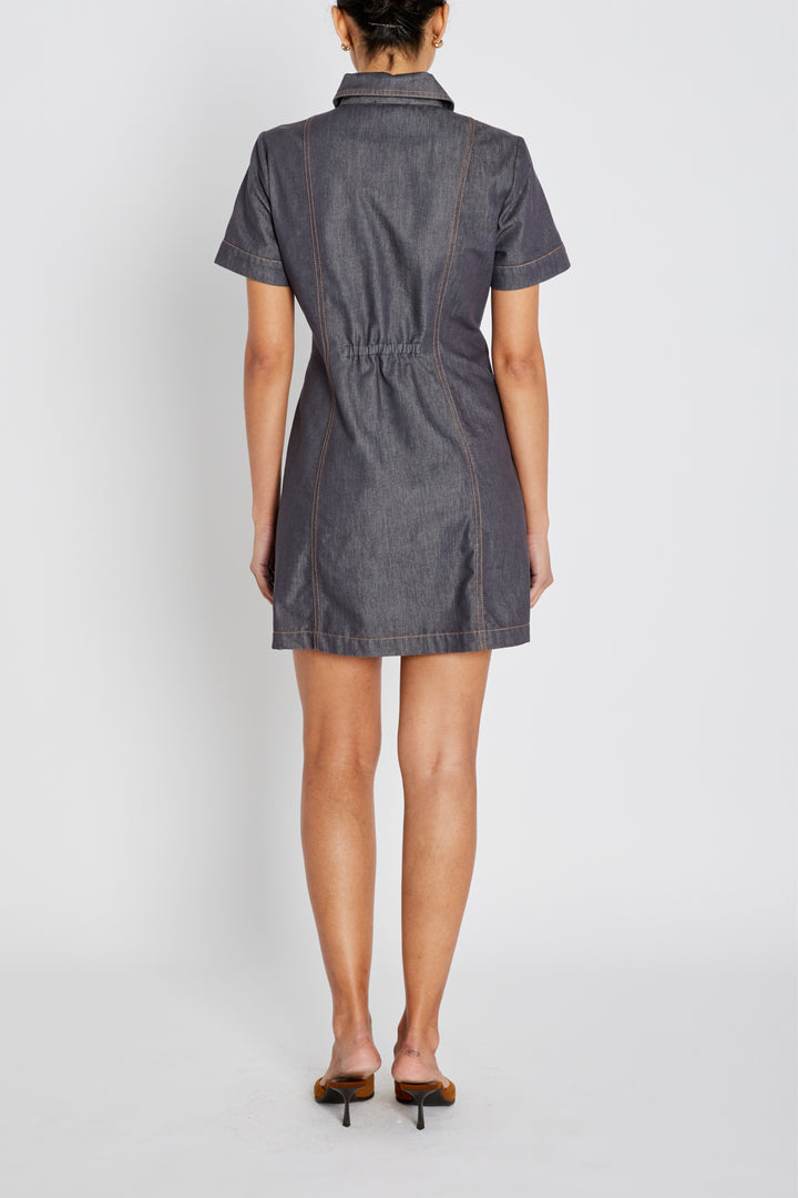 Bruuns Bazaar Women BellisBBZendias kjole Kjoler Blue Denim