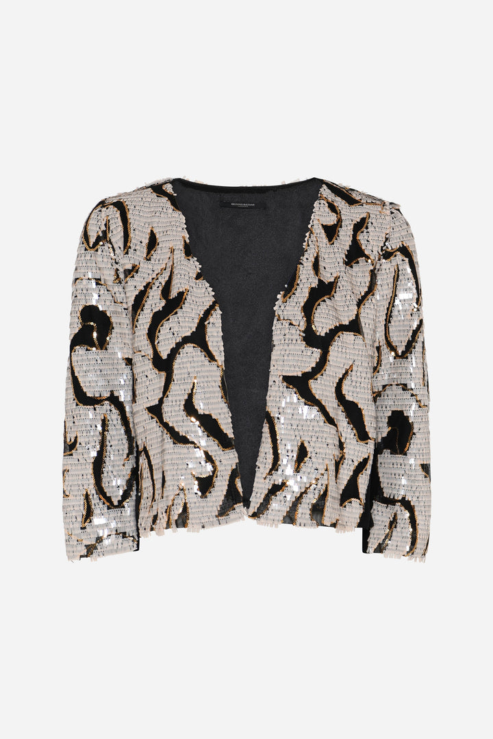 Bruuns Bazaar Women BetelBBLeonis jakke Blazere Black cream