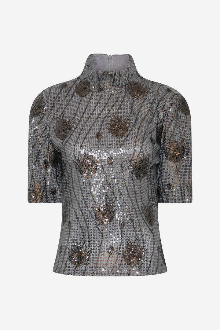Bruuns Bazaar Women BeyroniaBBTita bluse Bluser Grey Silver
