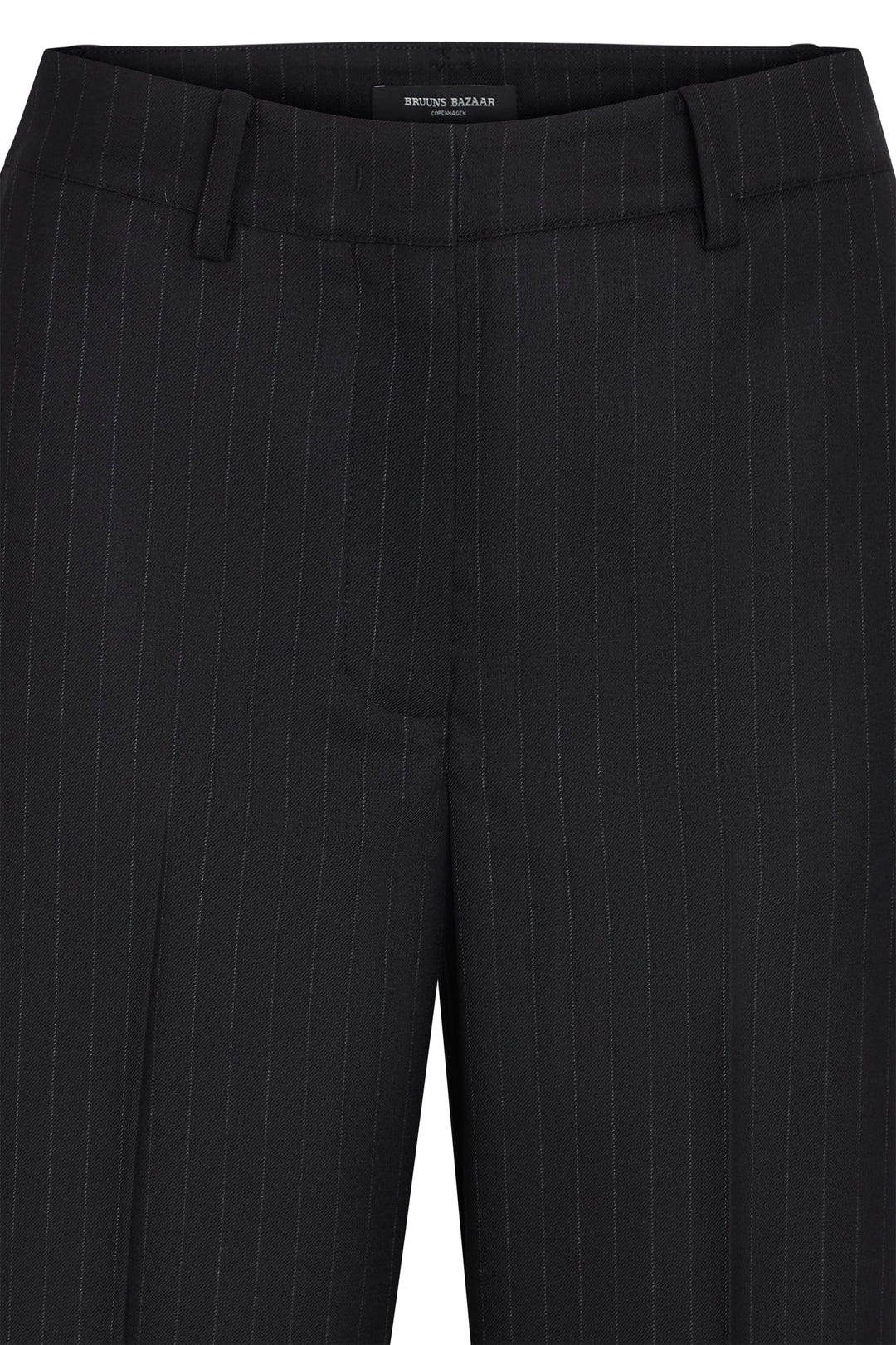 Bruuns Bazaar Women BillBBEleza pants Bukser Black pinstripe