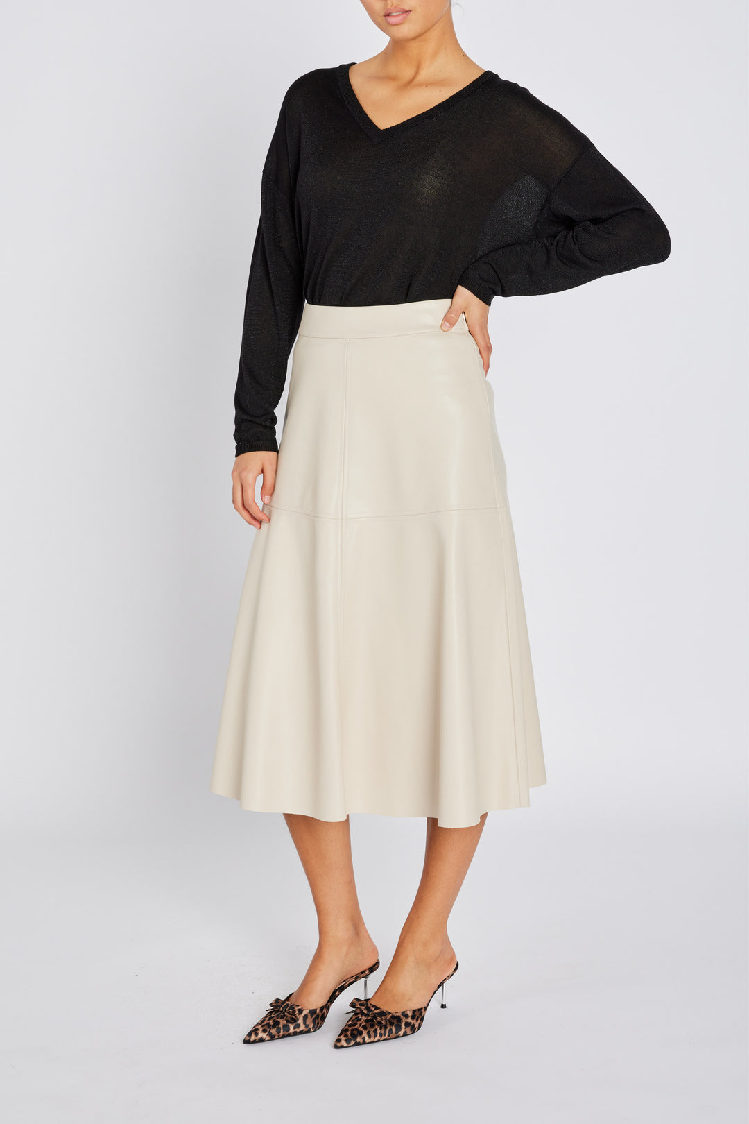 Bruuns Bazaar Women BluebellBBMarlea strik Strik Black with lurex
