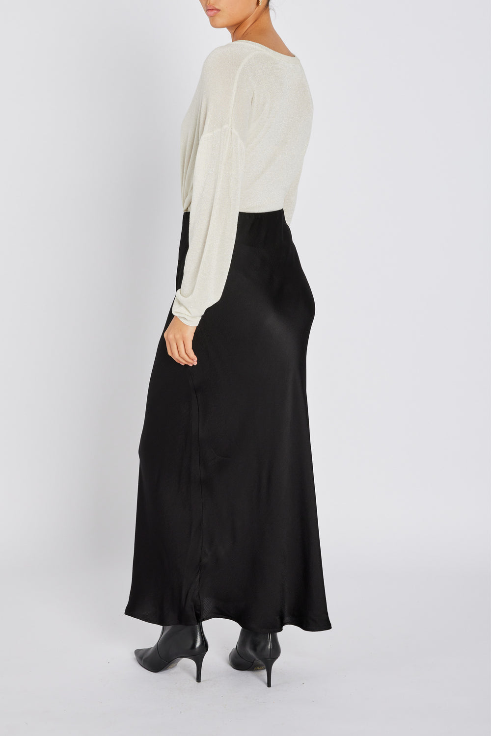 Bruuns Bazaar Women BluebellBBMarlea strik Strik Snow white w white lurex