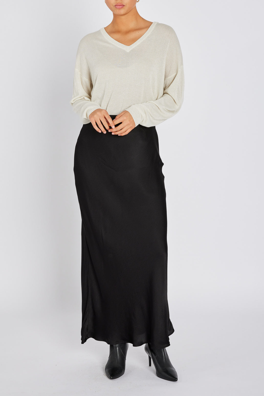 Bruuns Bazaar Women BluebellBBMarlea strik Strik Snow white w white lurex