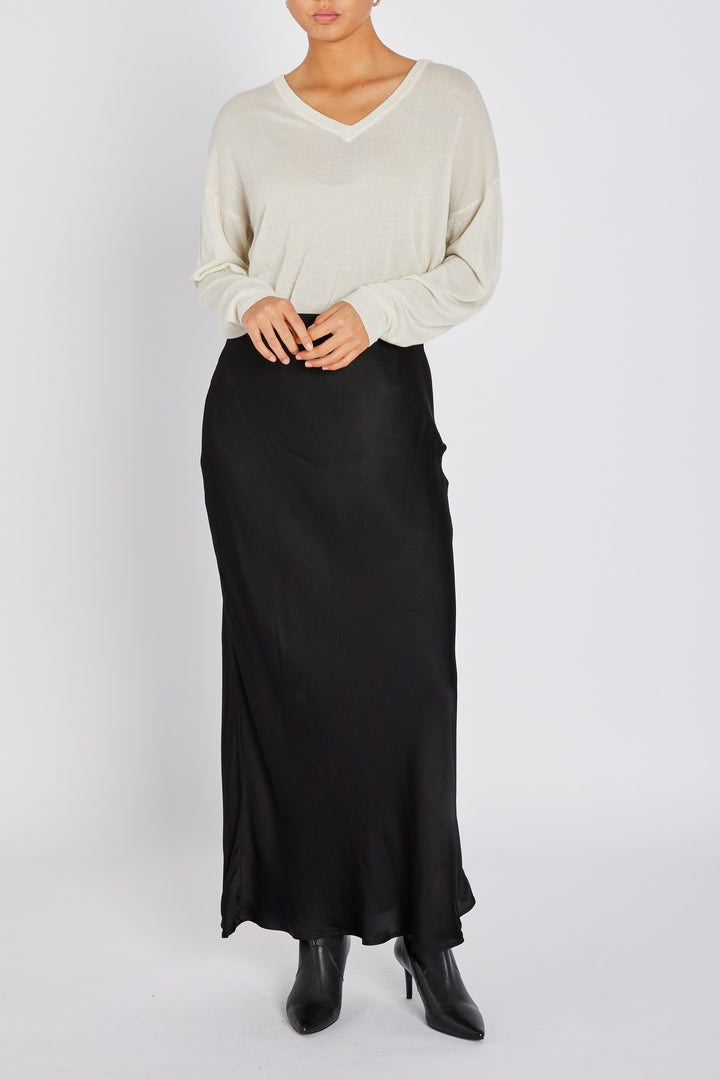 Bruuns Bazaar Women BluebellBBMarlea strik Strik Snow white w white lurex