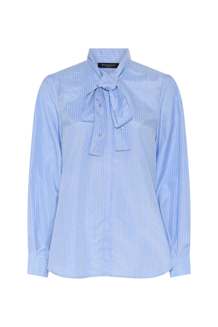 Bruuns Bazaar Women BorassusBBElza skjorte Skjorter Light blue stripe