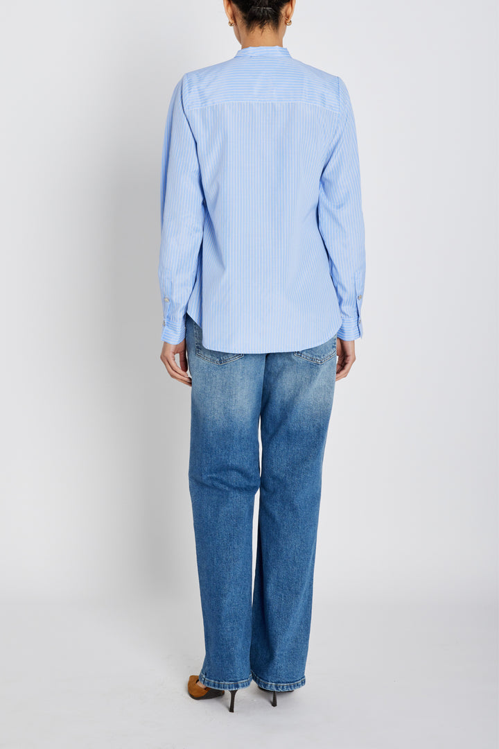 Bruuns Bazaar Women BorassusBBElza skjorte Skjorter Light blue stripe