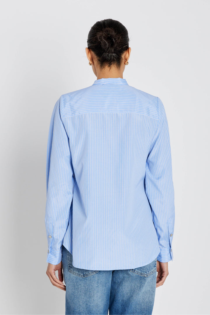 Bruuns Bazaar Women BorassusBBElza skjorte Skjorter Light blue stripe