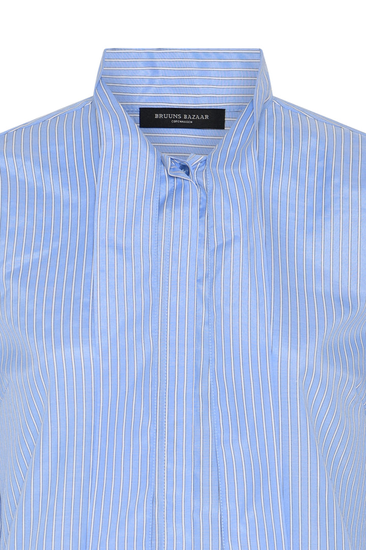 Bruuns Bazaar Women BorassusBBElza skjorte Skjorter Light blue stripe