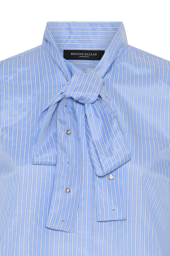 Bruuns Bazaar Women BorassusBBElza skjorte Skjorter Light blue stripe
