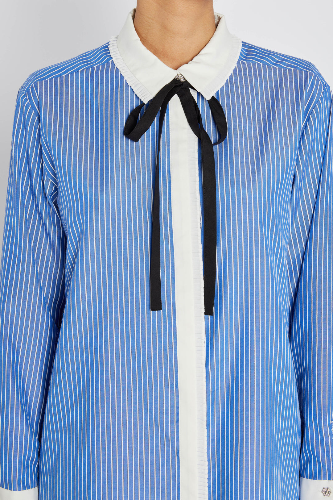 Bruuns Bazaar Women BorassusBBZiana skjorte Skjorter Dark blue Stripe