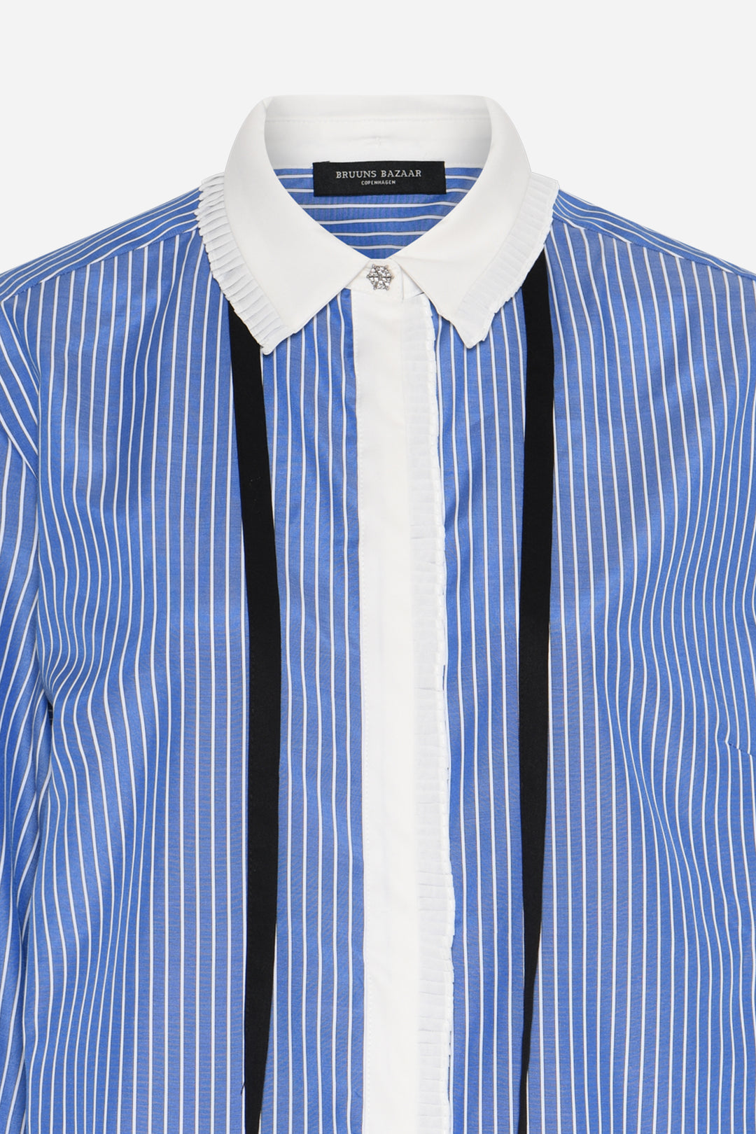 Bruuns Bazaar Women BorassusBBZiana skjorte Skjorter Dark blue Stripe