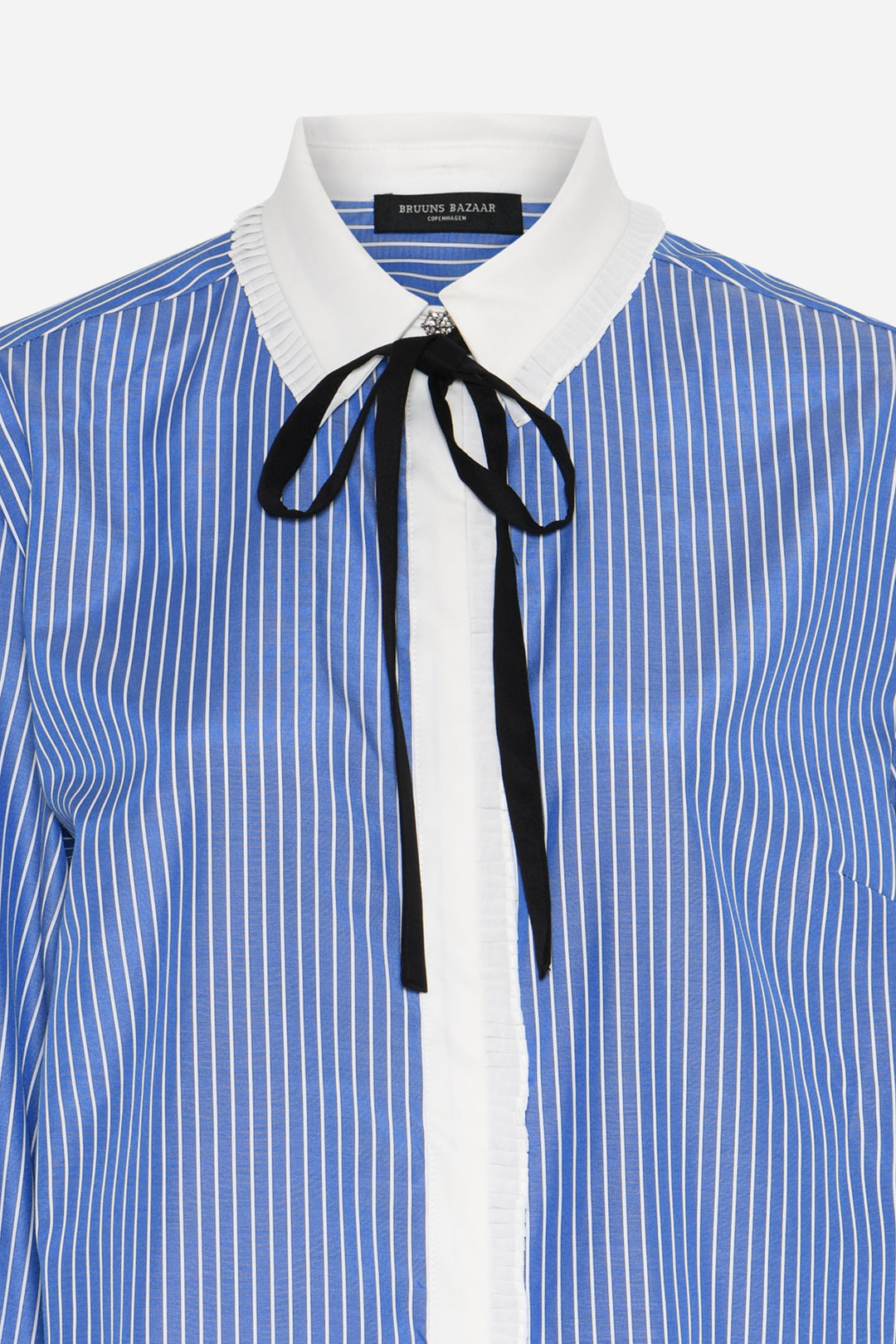 Bruuns Bazaar Women BorassusBBZiana skjorte Skjorter Dark blue Stripe