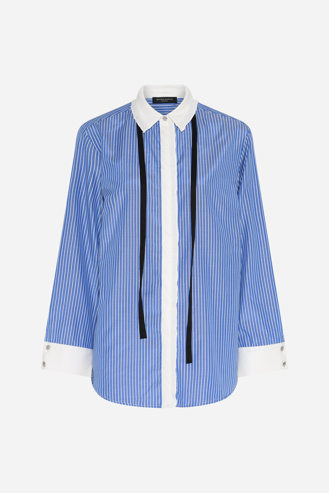 Bruuns Bazaar Women BorassusBBZiana skjorte Skjorter Dark blue Stripe