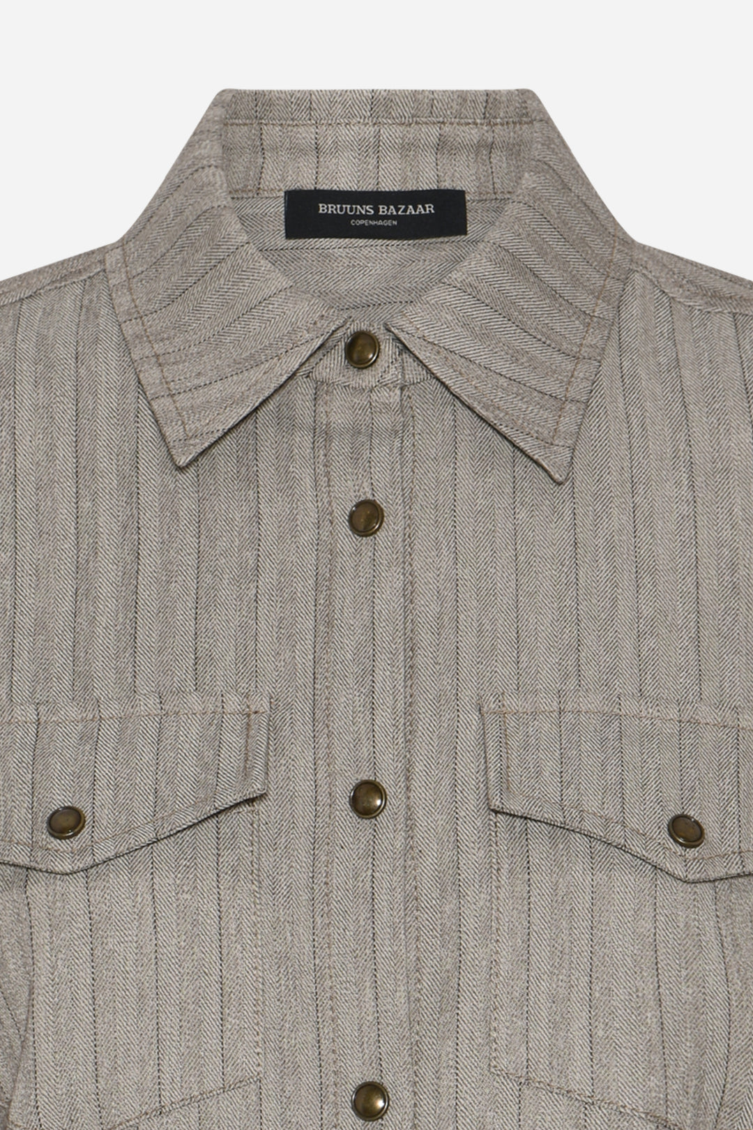 Bruuns Bazaar Women BoxelderBBFuju skjorte Skjorter Pinstripe w sequins