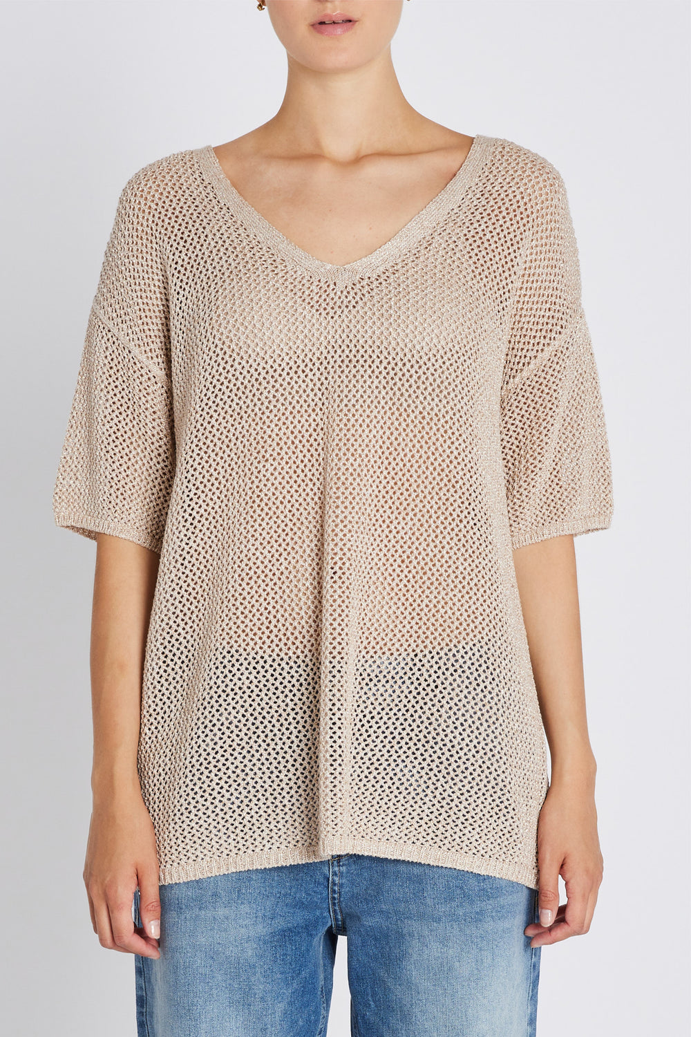 Bruuns Bazaar Women BoxwoodBBTasja strik Strik Beige w lurex