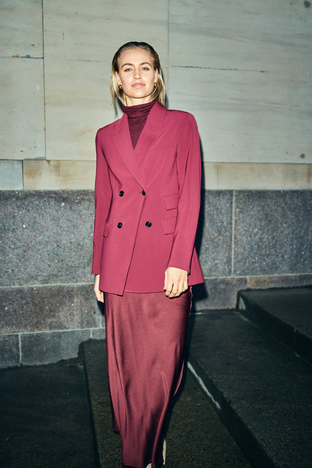 Bruuns Bazaar Women BrassicaBBLinda blazer Blazere Burgundy