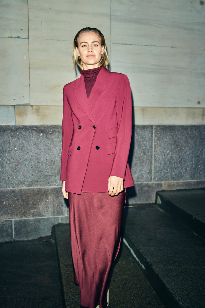 Bruuns Bazaar Women BrassicaBBLinda blazer Blazere Burgundy