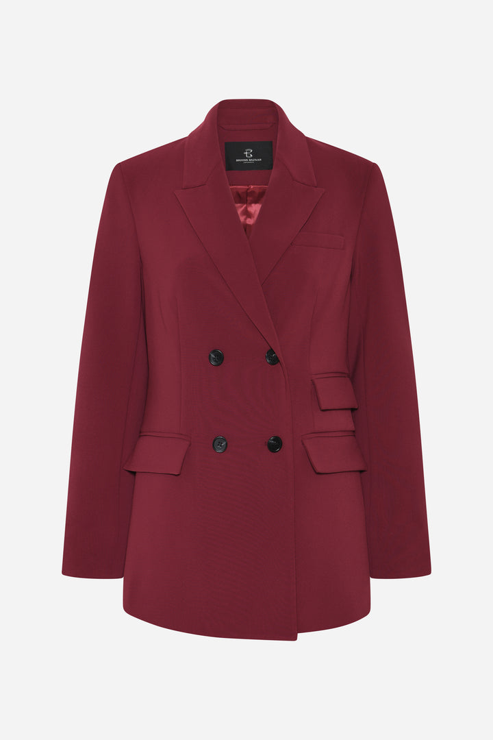 Bruuns Bazaar Women BrassicaBBLinda blazer Blazere Burgundy