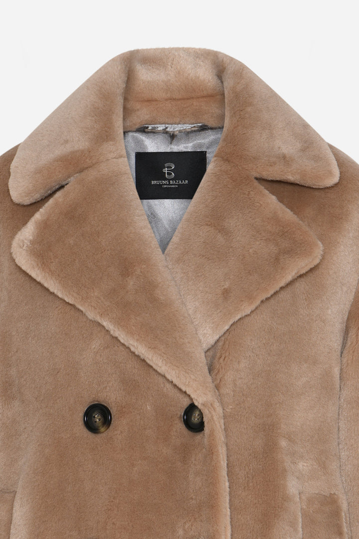 Bruuns Bazaar Women BrassioBBBinja frakke Overtøj Beige