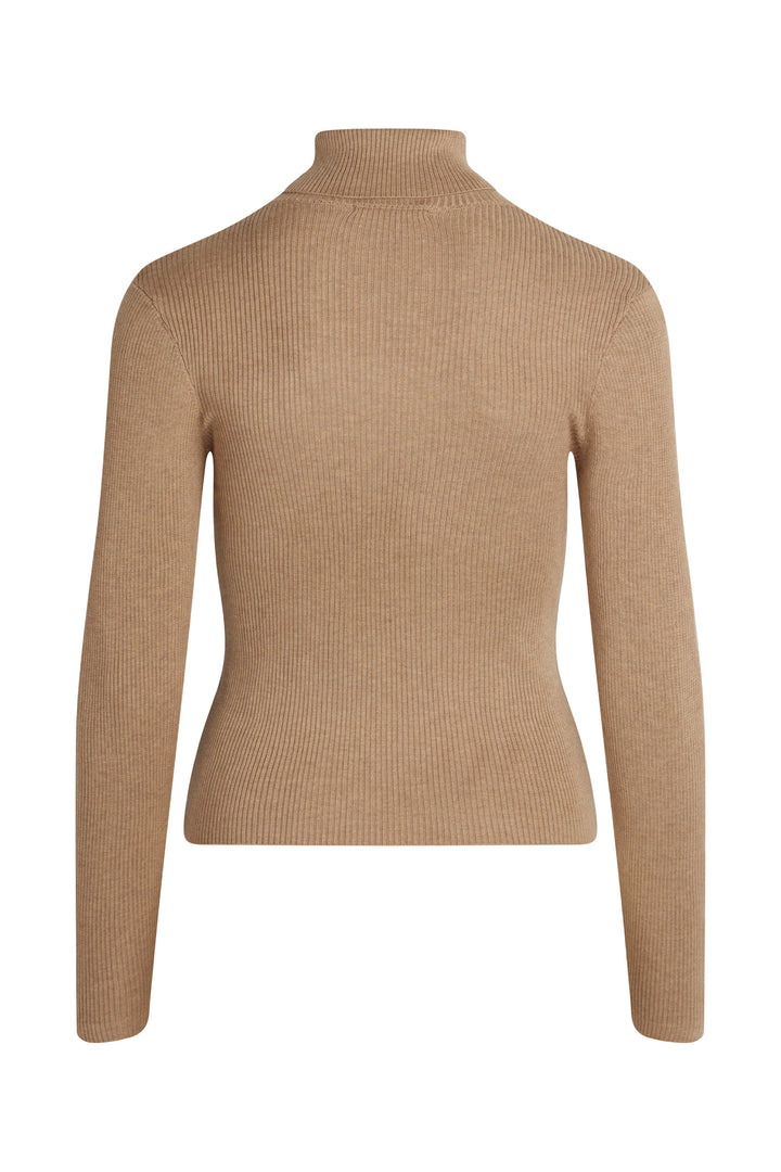 Bruuns Bazaar Women CallaBBBatilda Roll neck Knit Camel