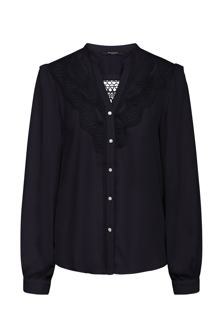 Bruuns Bazaar Women CamillaBBAbenas skjorte Skjorter Deep blue