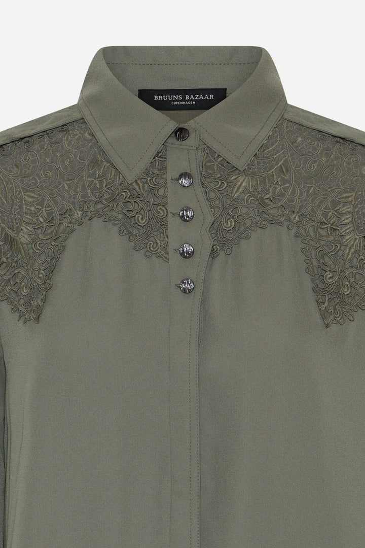 Bruuns Bazaar Women CamillaBBViena dress Kjoler Deep Olive