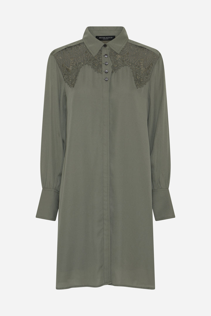 Bruuns Bazaar Women CamillaBBViena dress Kjoler Deep Olive