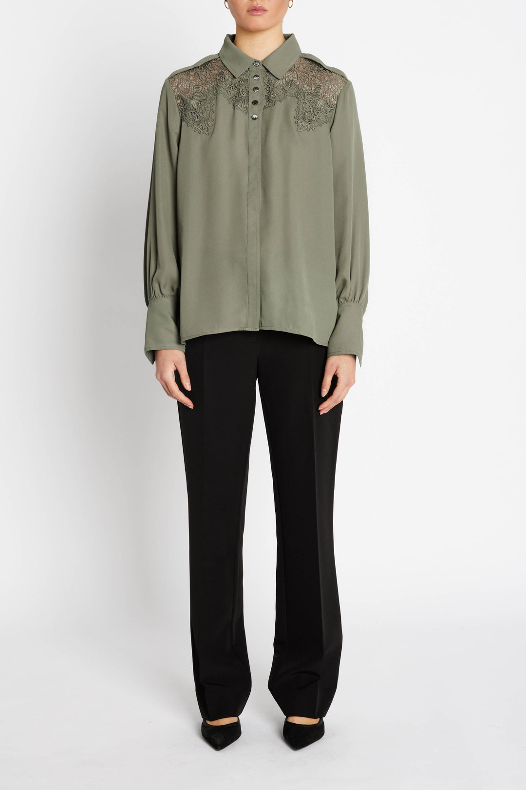 Bruuns Bazaar Women CamillaBBVienara skjorte Skjorter Deep Olive