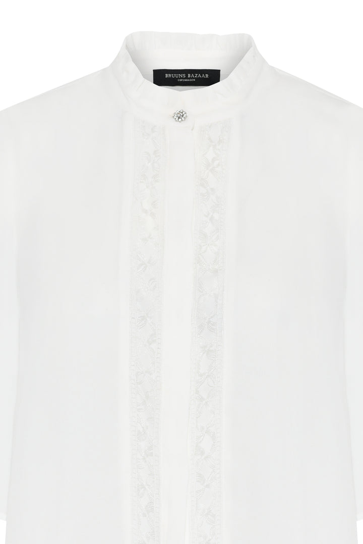 Bruuns Bazaar Women CamillaBBVivia skjorte Skjorter Snow White