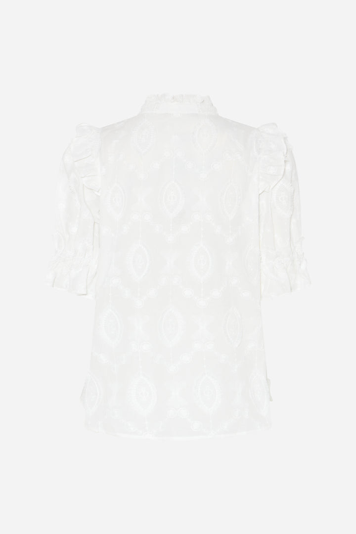 Bruuns Bazaar Women CanterburyBBCaro skjorte Skjorter White